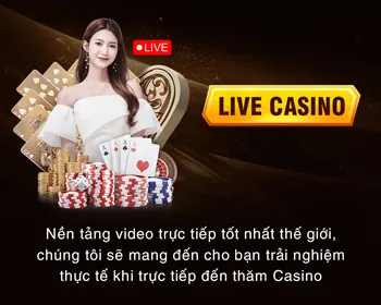 Hình ảnh casino trực tuyến với dealer người thật